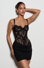 Nerina Mini Dress - Black