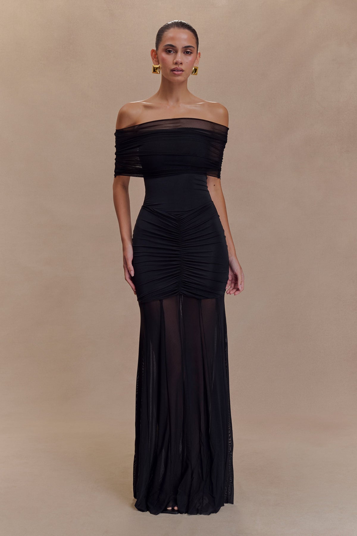 THEIA Maxi Dress - Black