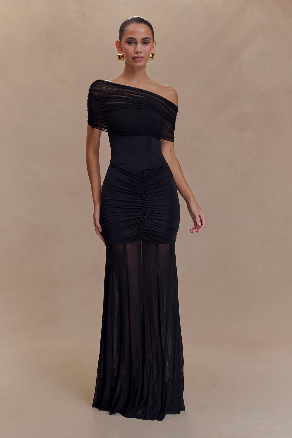 THEIA Maxi Dress - Black