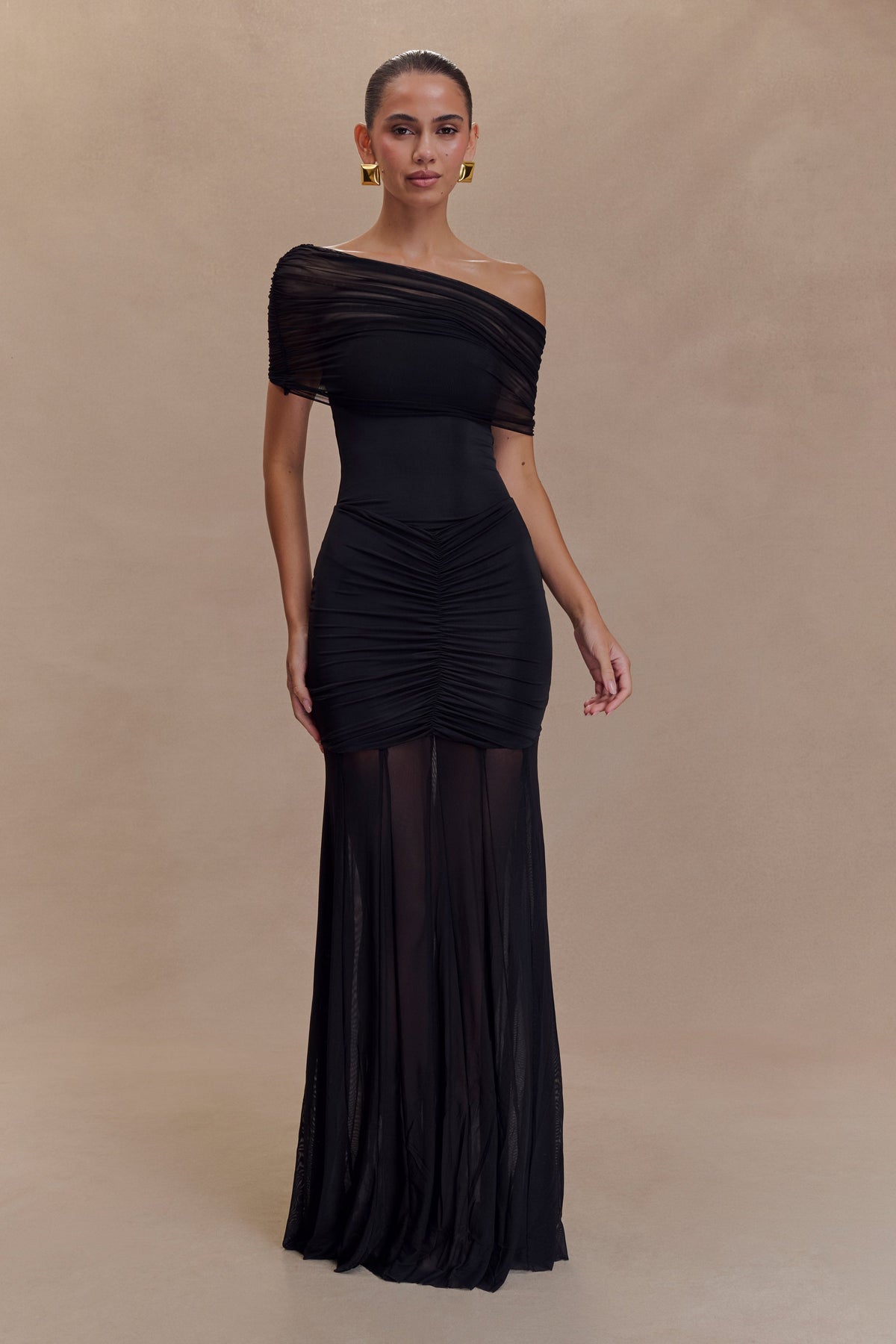 THEIA Maxi Dress - Black