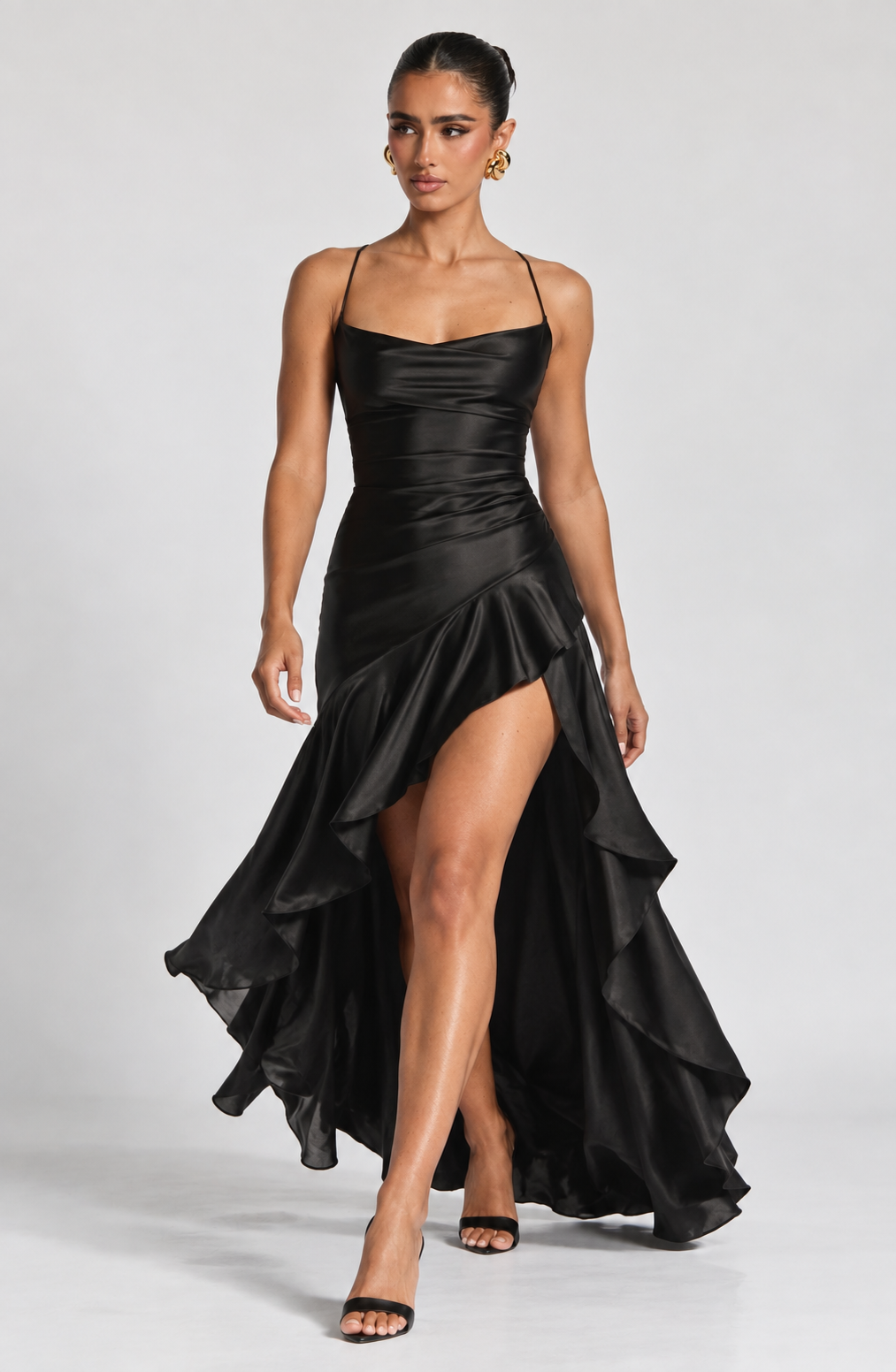ALTHEA Maxi Dress - BLACK