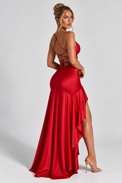 ALTHEA Maxi Dress - RED