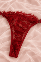 BELLATRIX Floral Lace Lingerie Set – RED PASSION