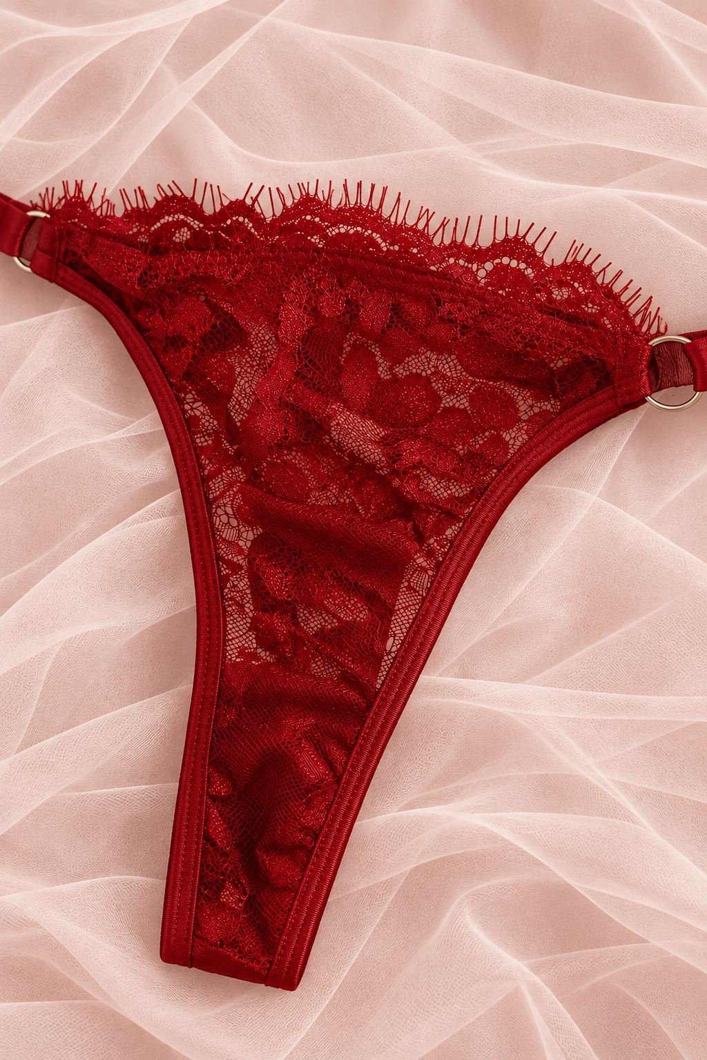 BELLATRIX Floral Lace Lingerie Set – RED PASSION
