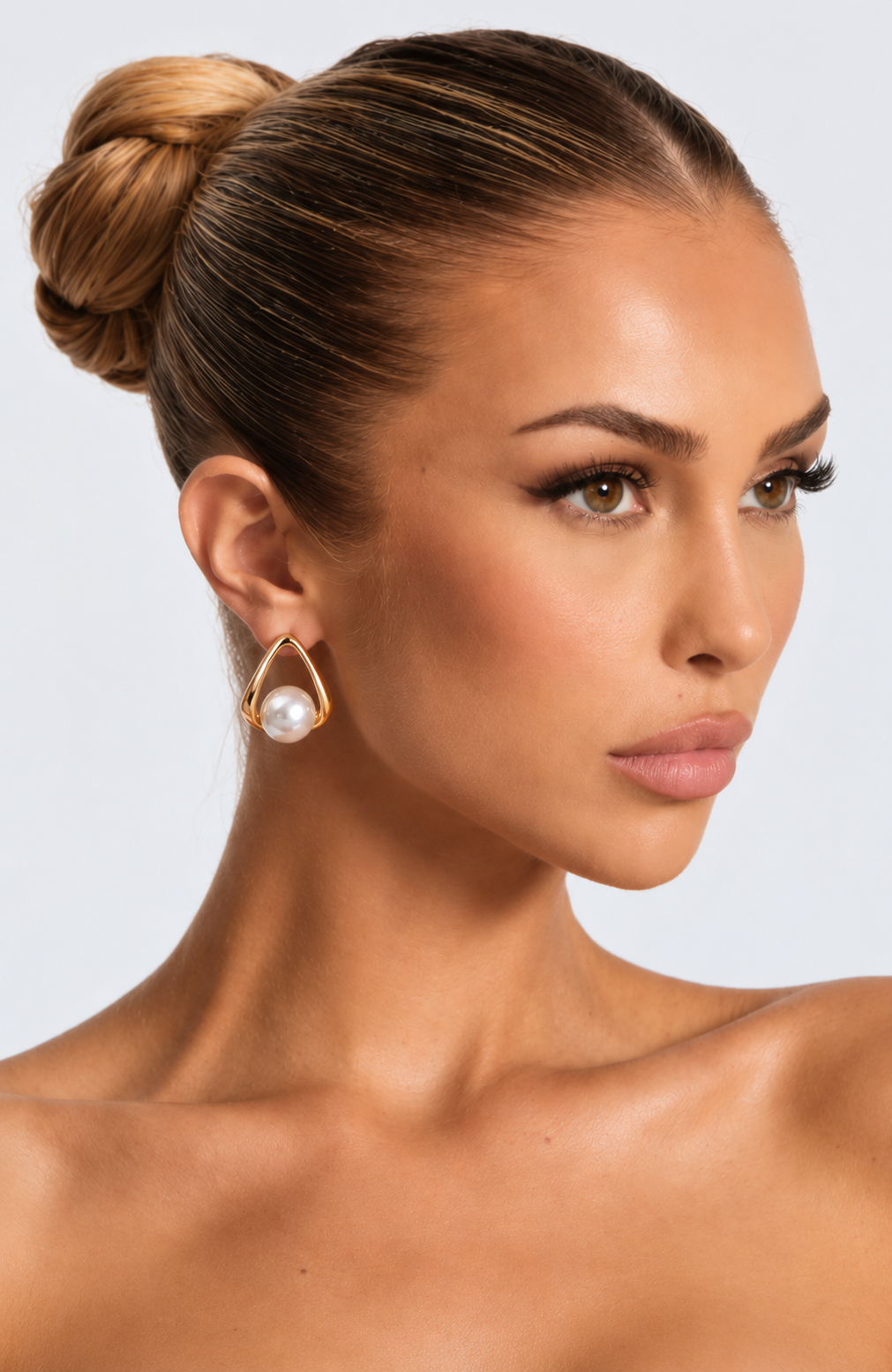 ORÉLIA Pearl Earrings - GOLD