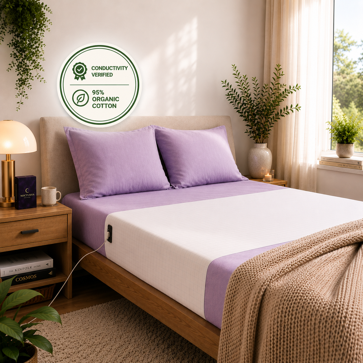 Nocturna™ Grounding Bed Sheet