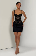 Nerina Mini Dress - Black