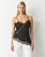 SELENE Lace Top - BLACK