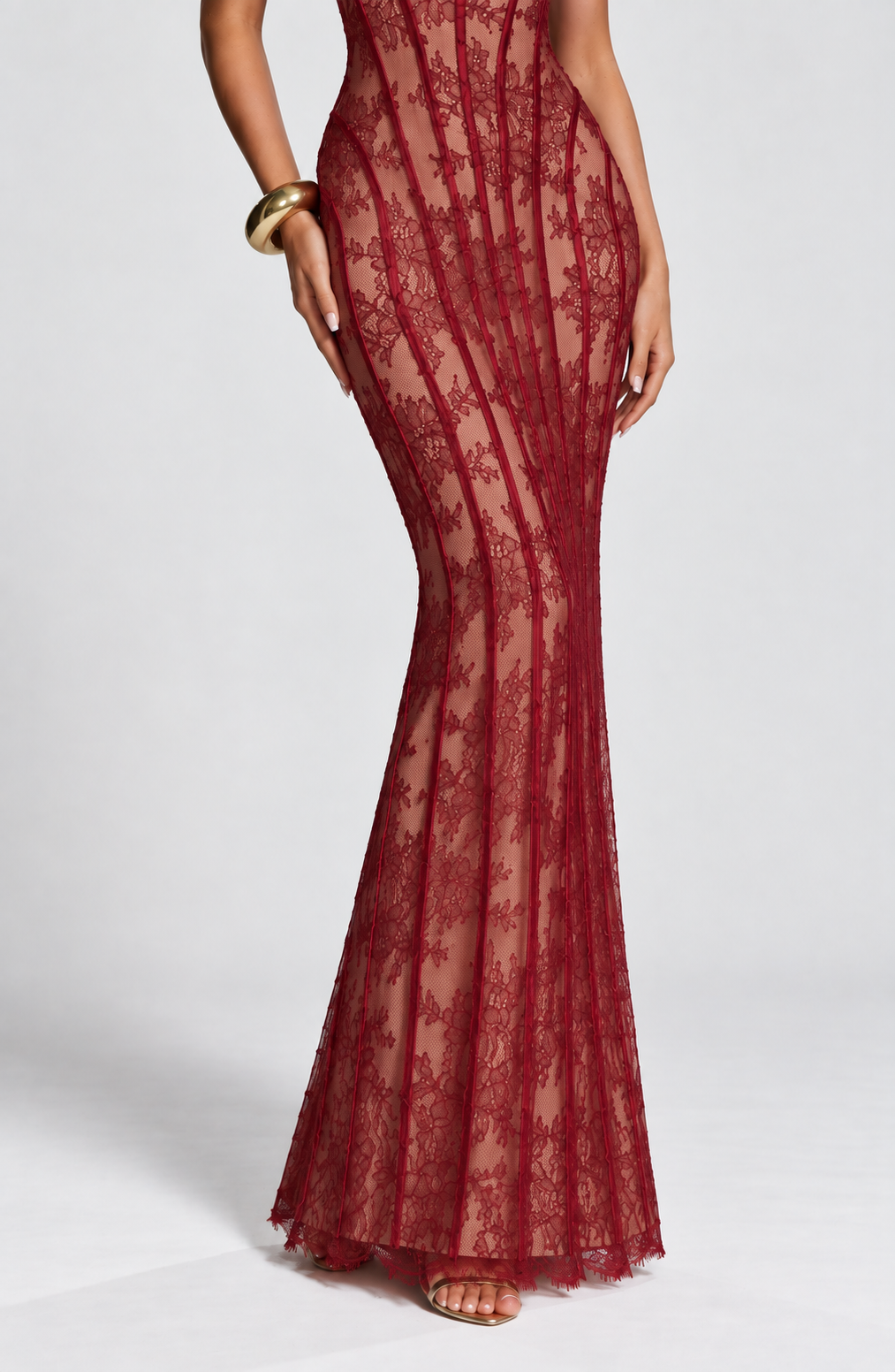 METIS Maxi Dress · BURGUNDY