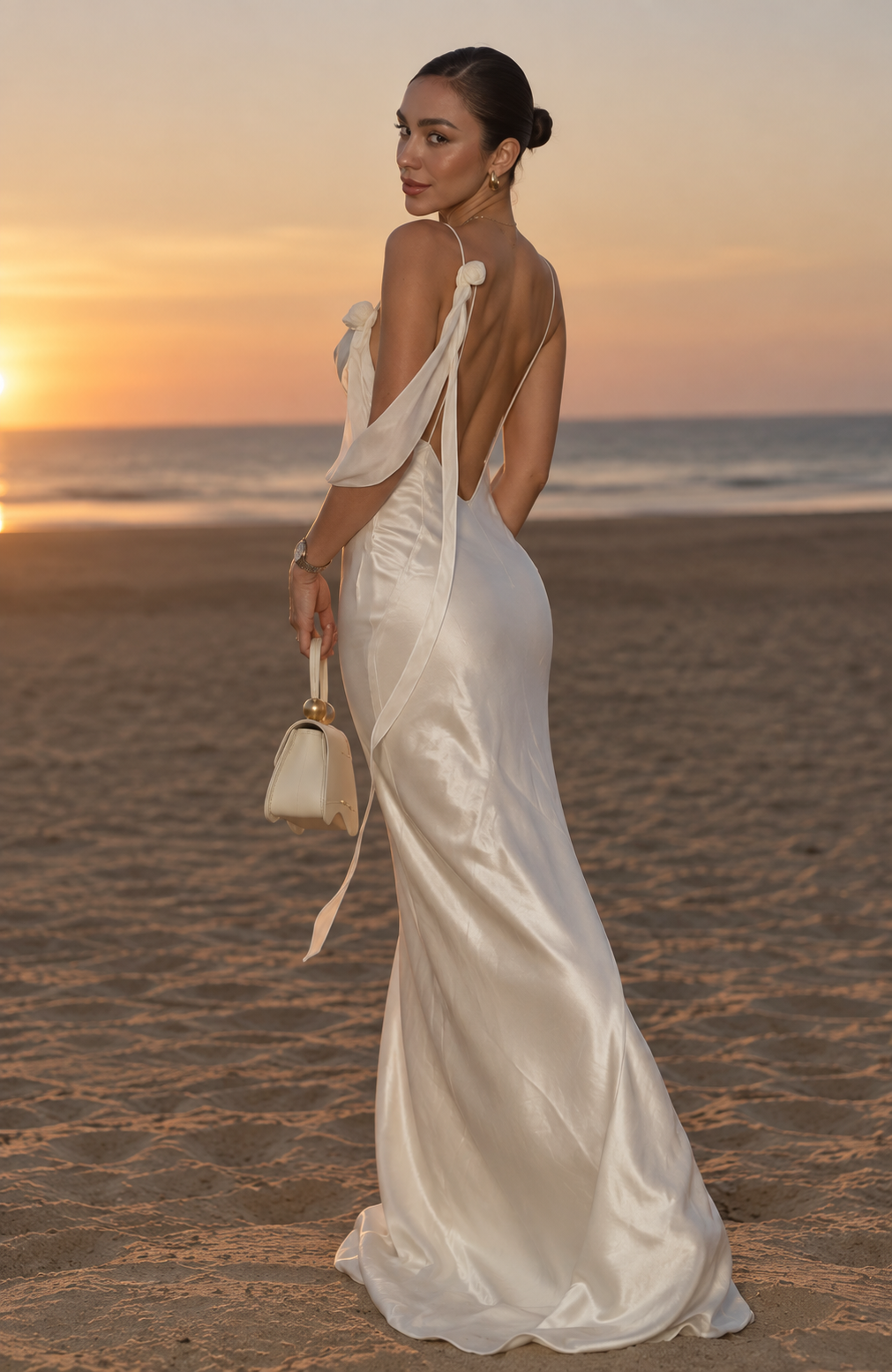 MAIA Maxi Dress - White