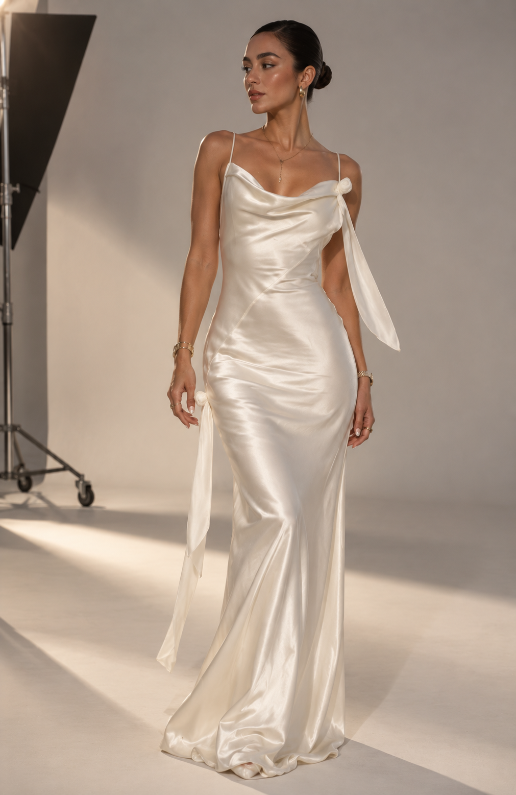 MAIA Maxi Dress - White