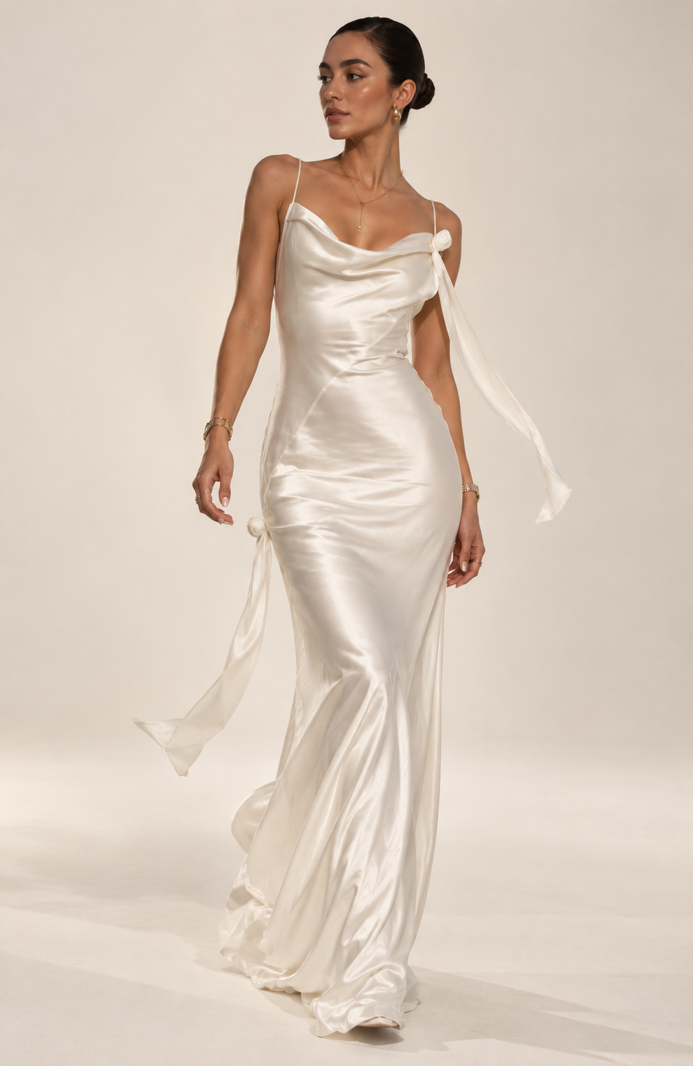 MAIA Maxi Dress - White