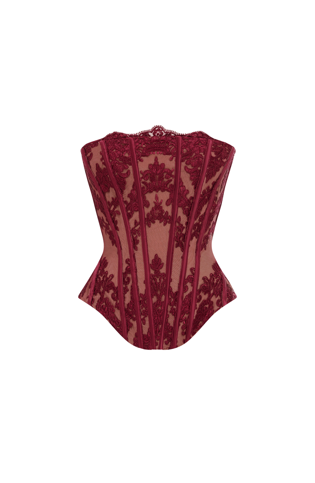Nara Corset - Burgundy