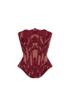 Nara Corset - Burgundy