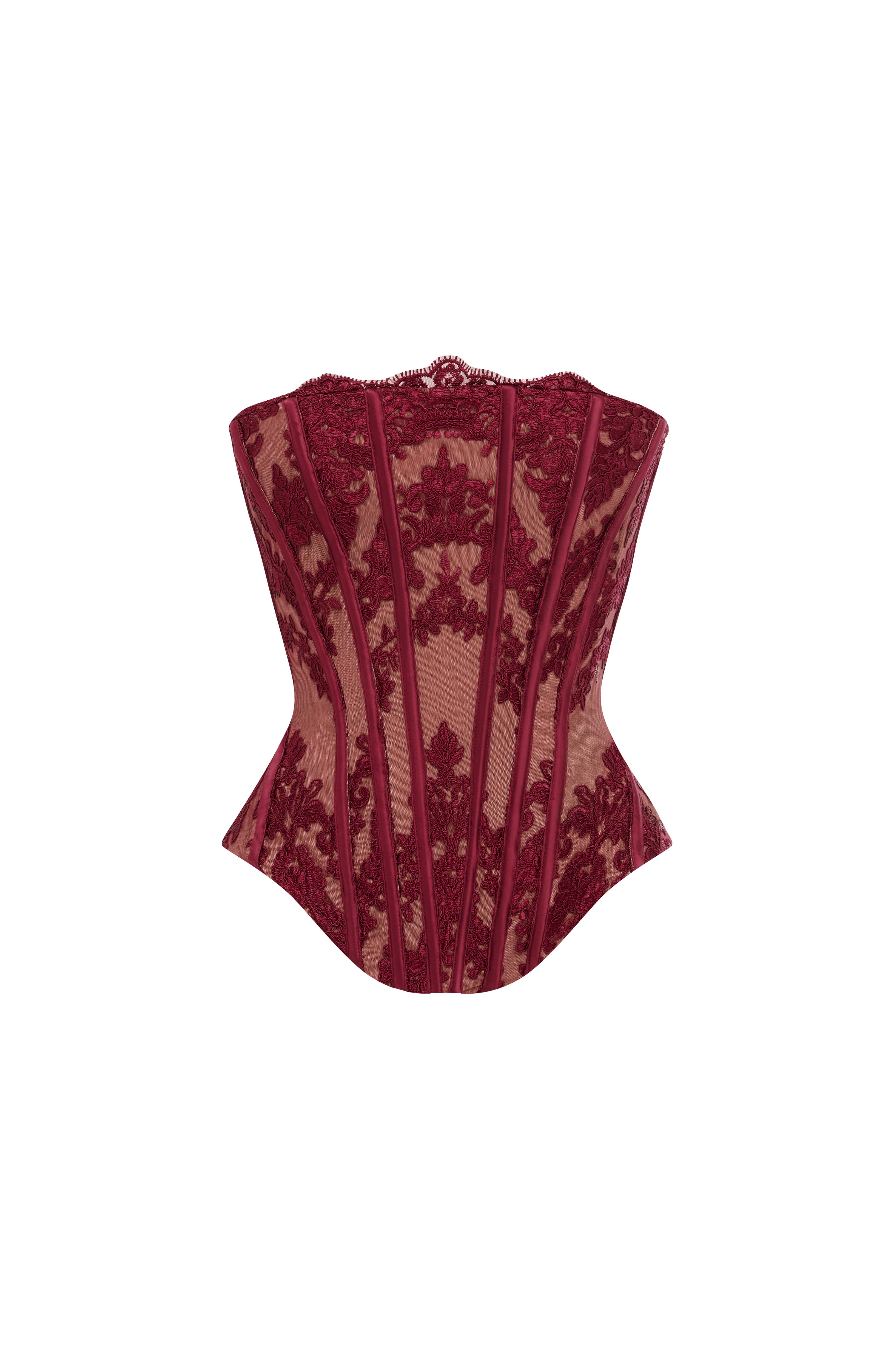 Nara Corset - Burgundy