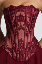 Nara Corset - Burgundy