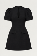 NYX Cap Mini Dress · BLACK