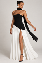 NEITH Maxi Dress - BLACK/WHITE