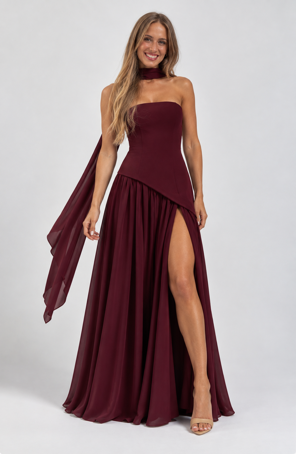 NEITH Maxi Dress - CHERRY