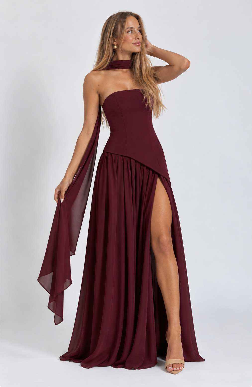 NEITH Maxi Dress - CHERRY