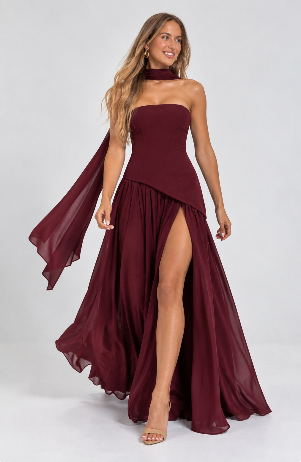 NEITH Maxi Dress - CHERRY