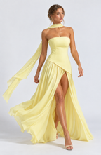 NEITH Maxi Dress - LEMON