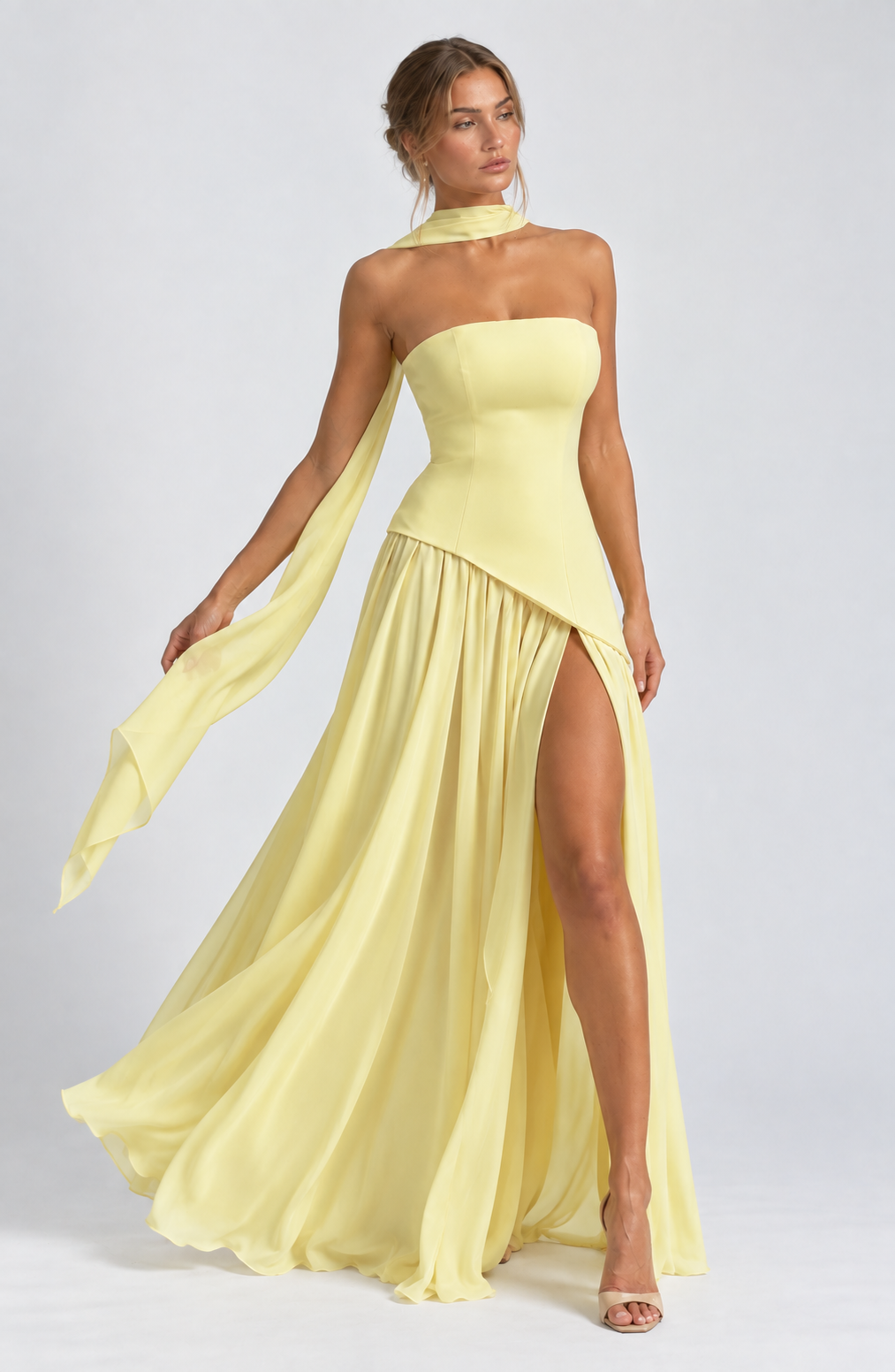 NEITH Maxi Dress - LEMON