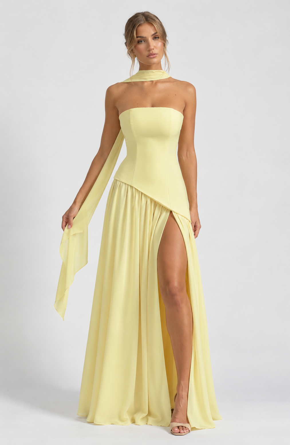NEITH Maxi Dress - LEMON