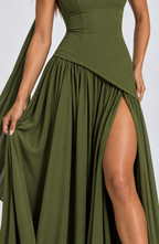 NEITH Maxi Dress - OLIVE KHAKI