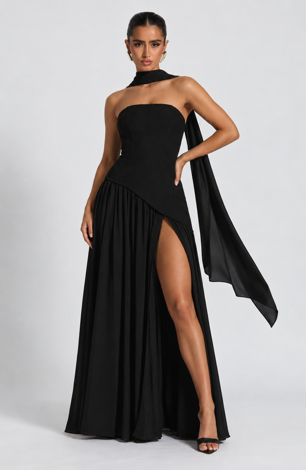 NEITH Maxi Dress - BLACK