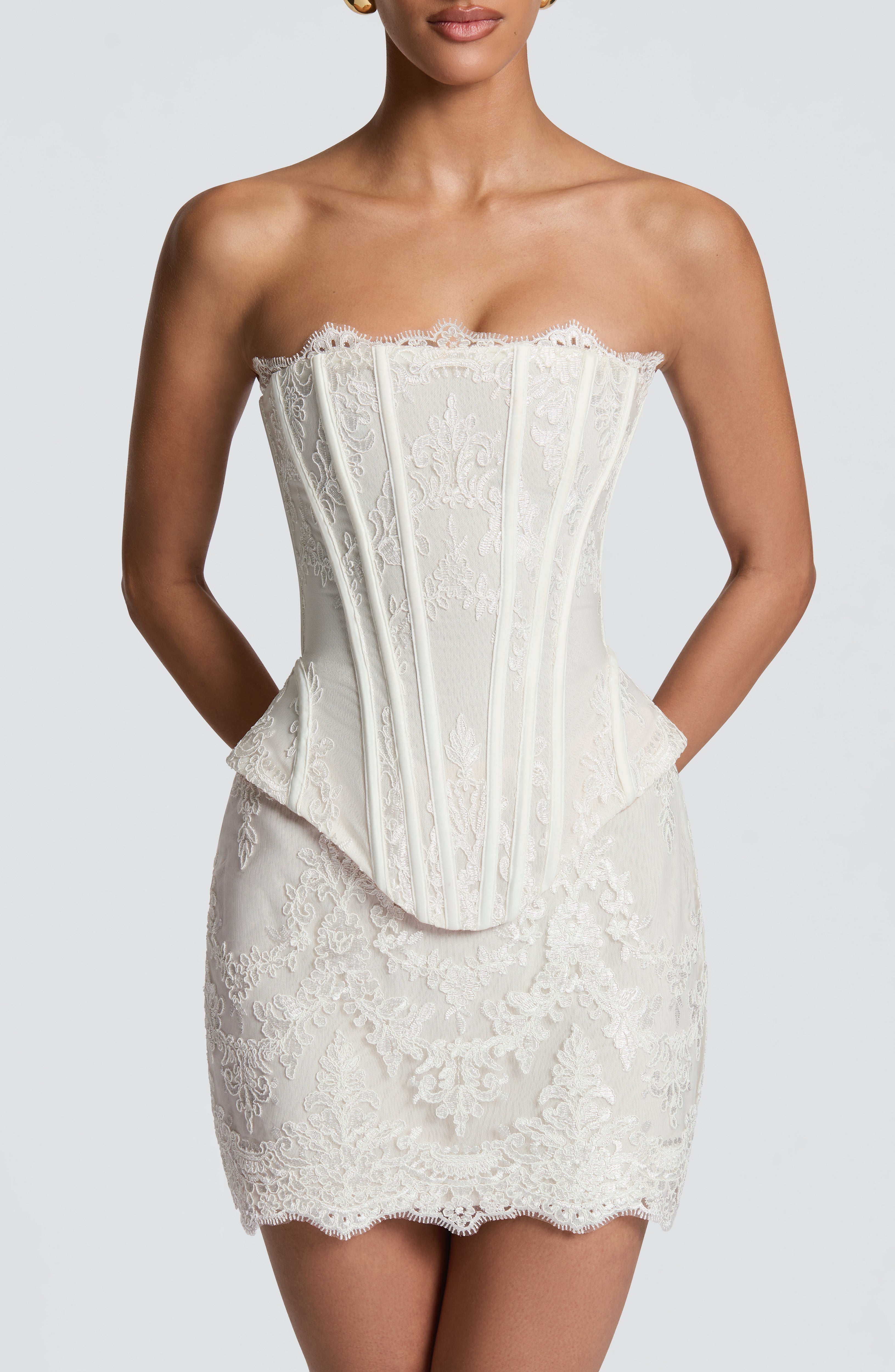 Maelle Mini Skirt - Ivory