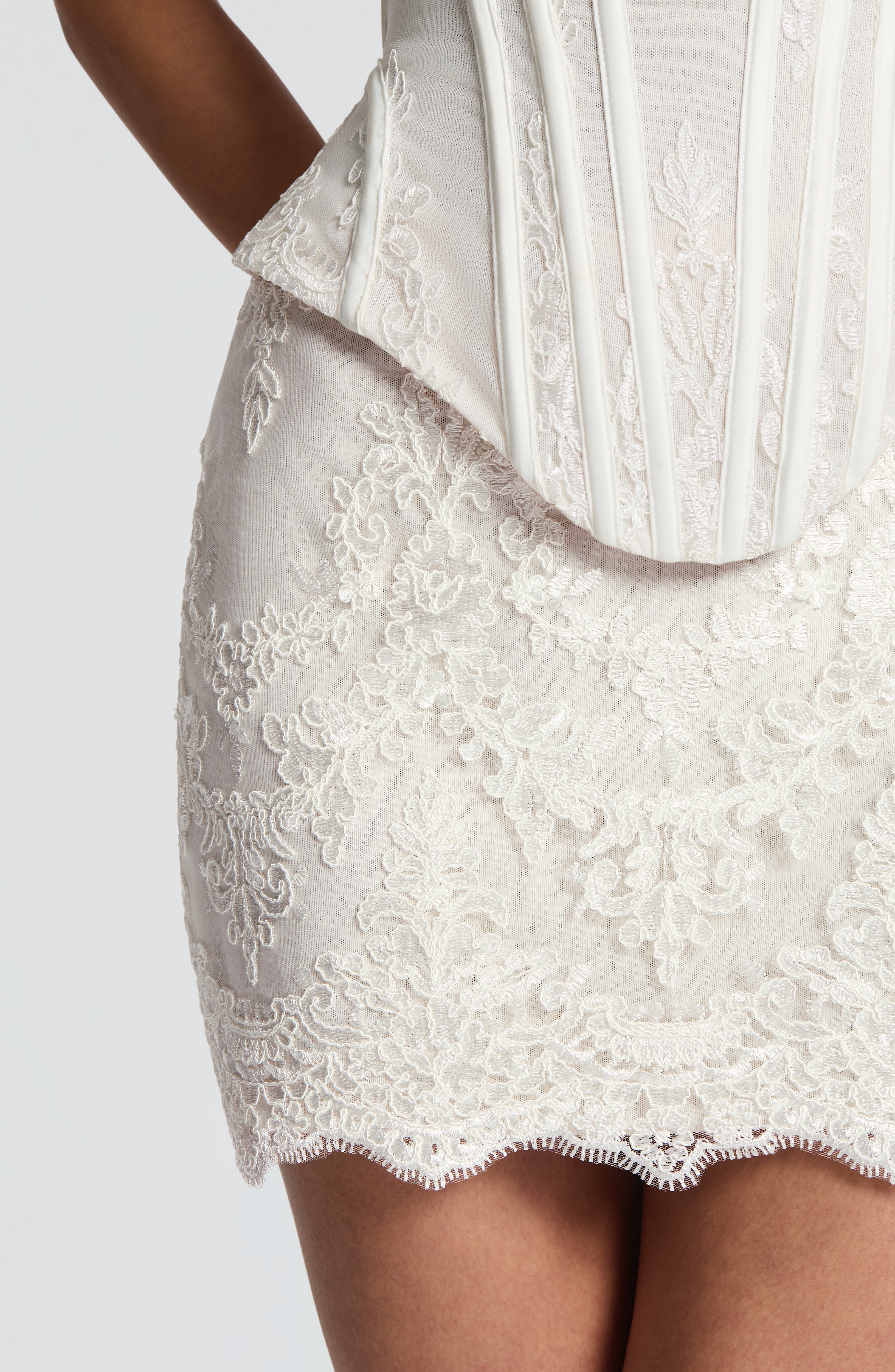 Maelle Mini Skirt - Ivory