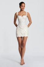 Maelle Mini Skirt - Ivory
