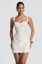 Maelle Mini Skirt - Ivory