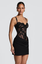 Nerina Mini Dress - Black