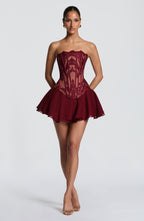 Nara Corset - Burgundy