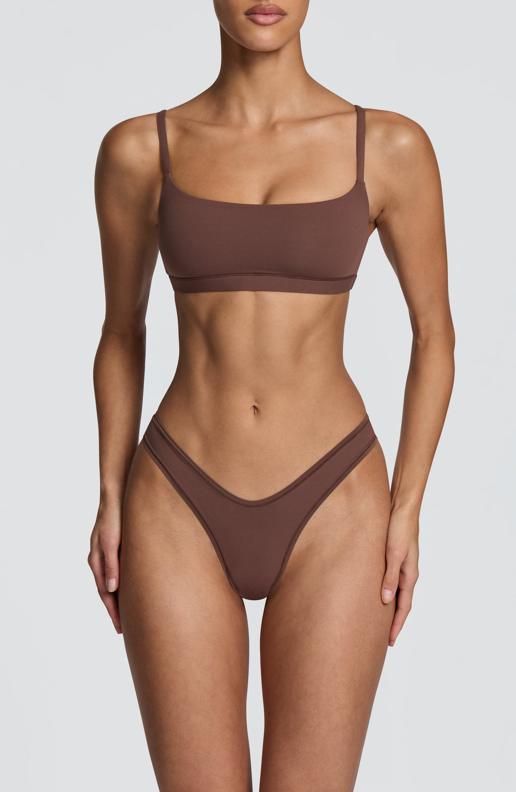 SoftForm Scoop Bralette - Chocolate
