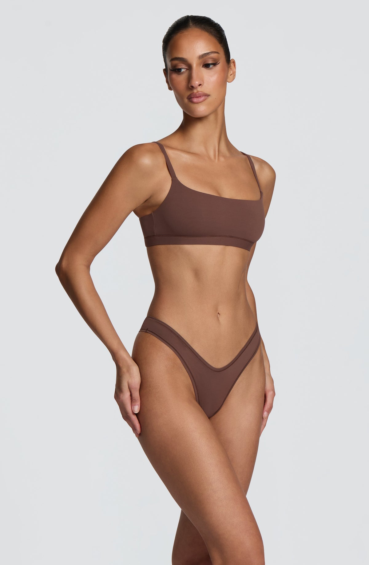 SoftForm Scoop Bralette - Chocolate