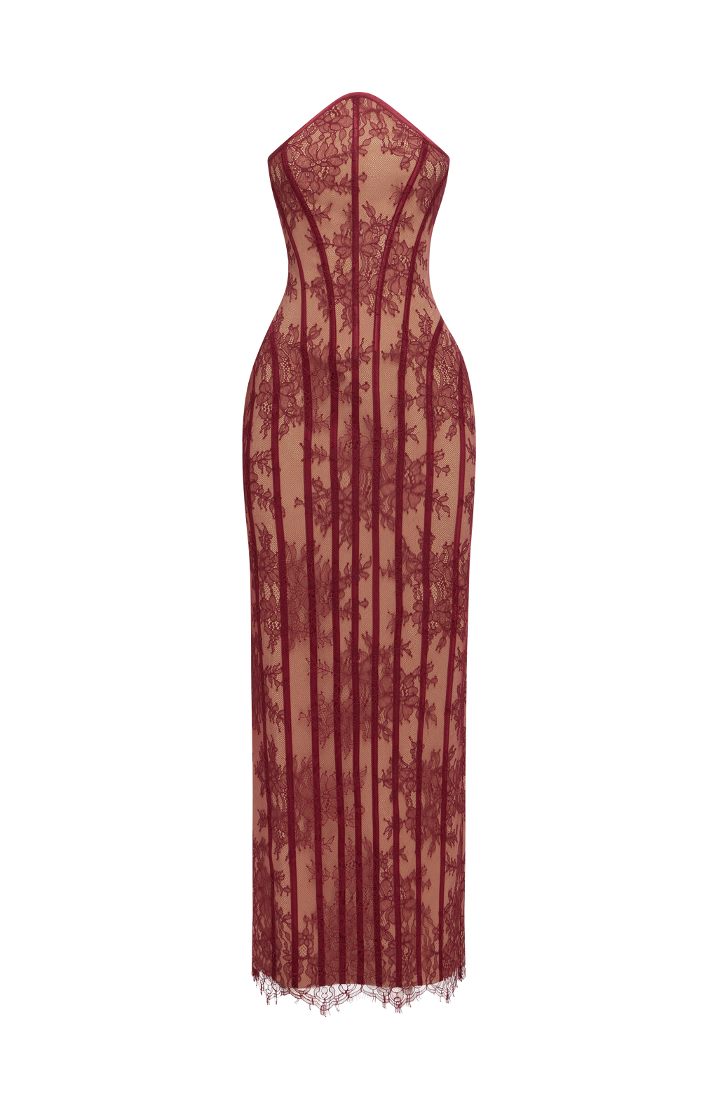 Tamara Maxi Dress - Burgundy