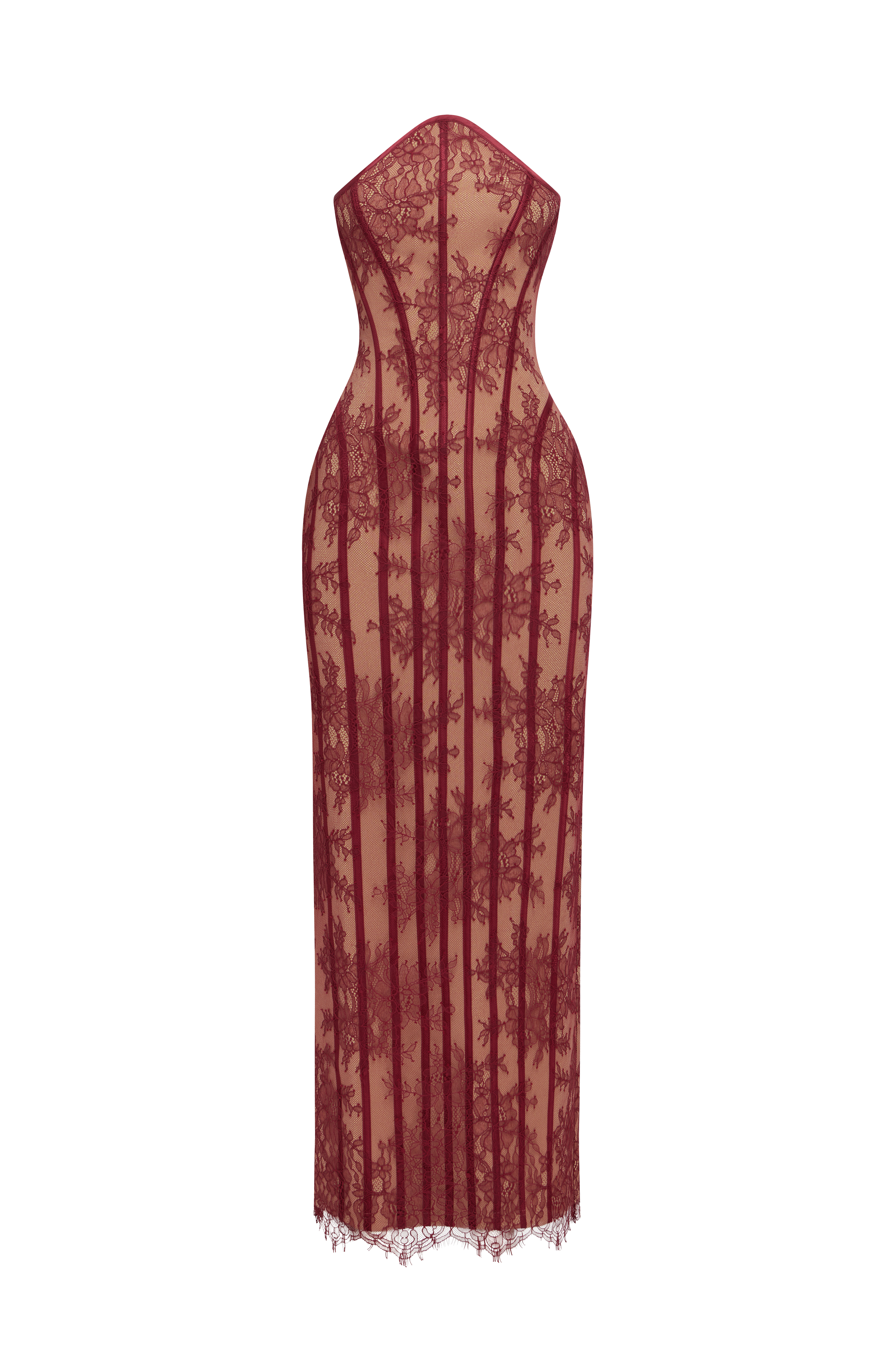 Tamara Maxi Dress - Burgundy