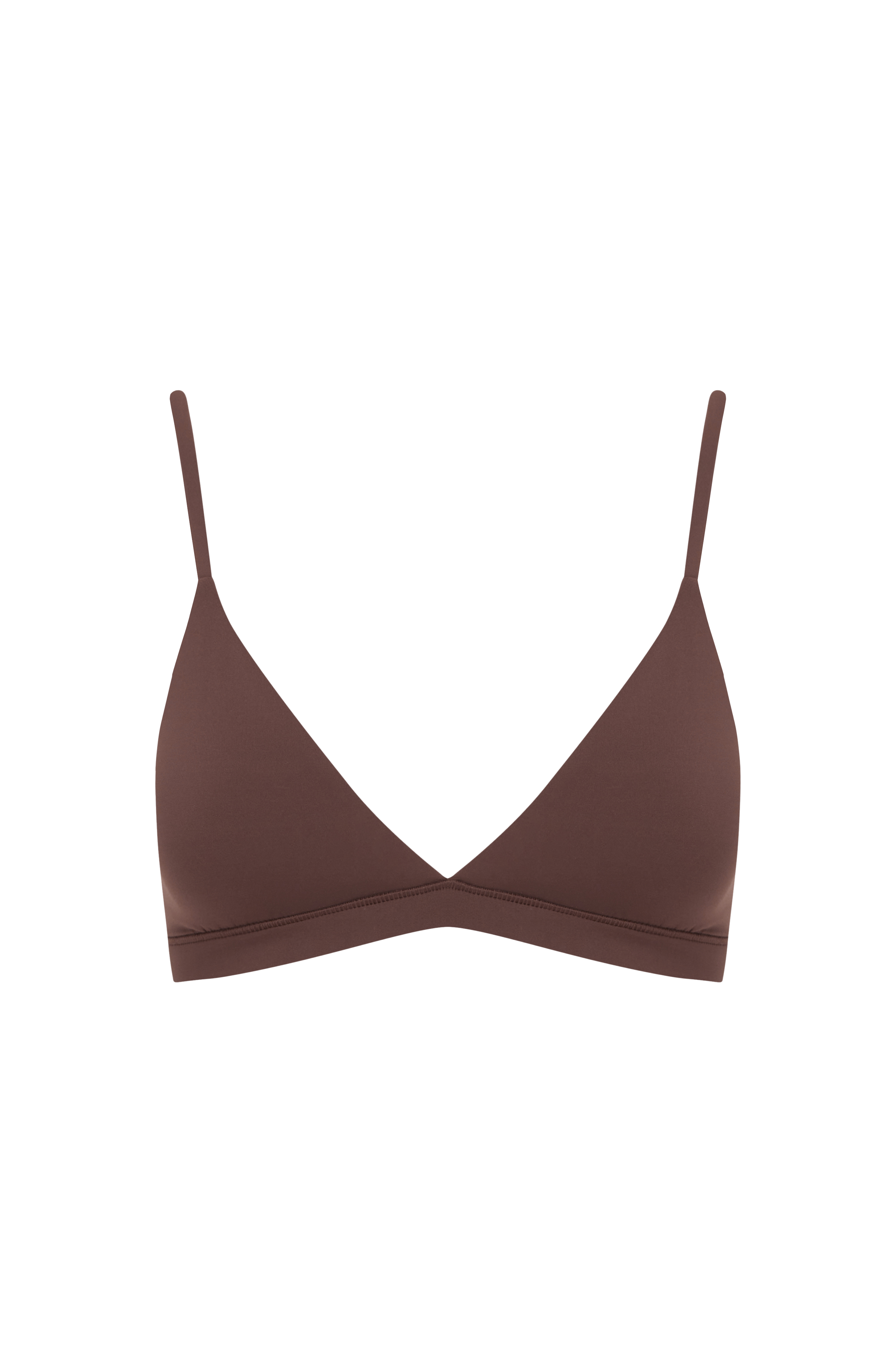 SoftForm Triangle Bralette - Chocolate