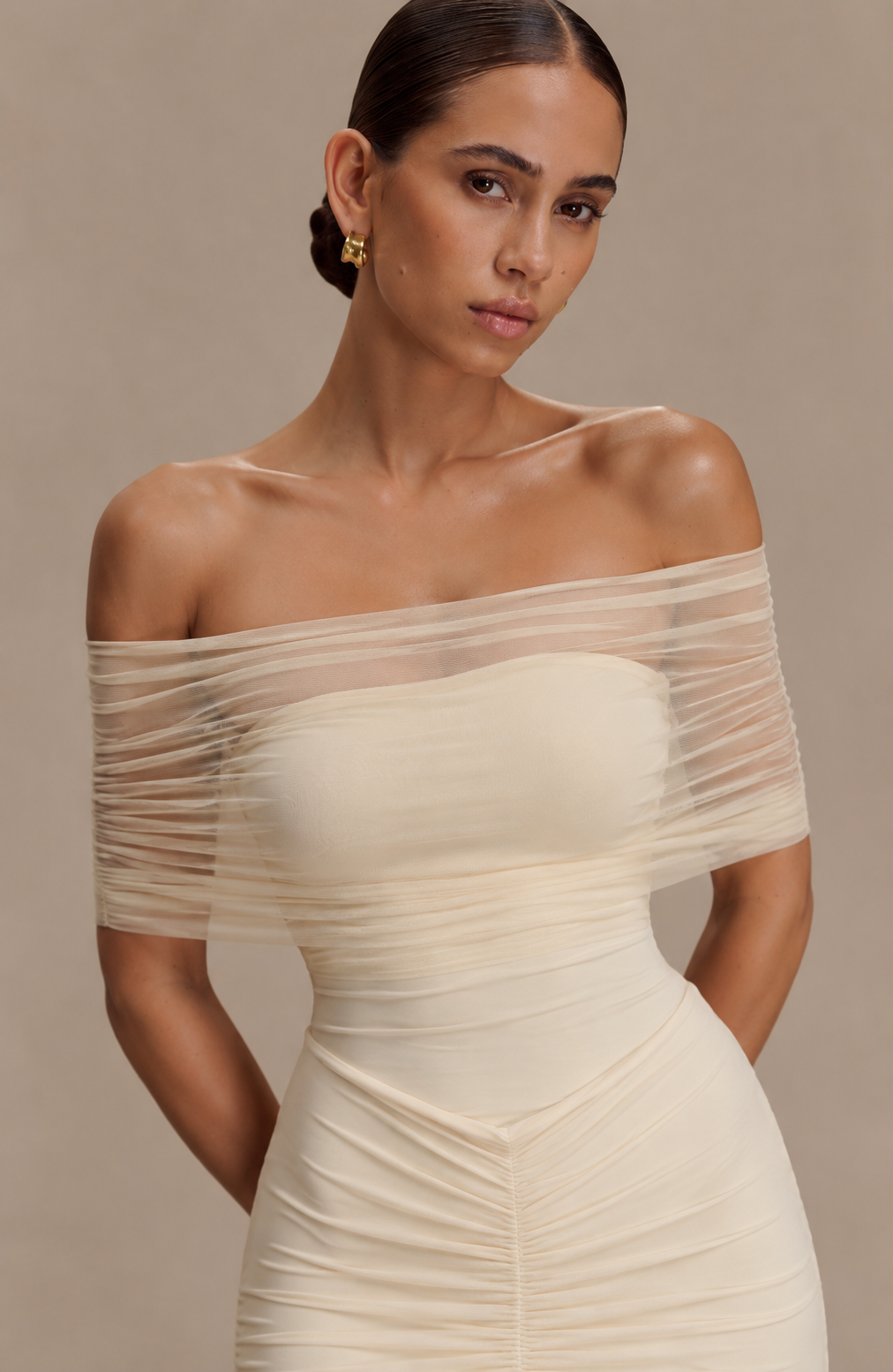 THEIA Maxi Dress - IVORY