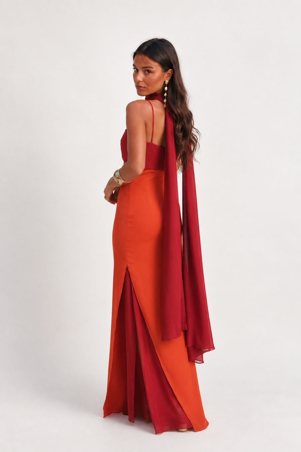 ANTHEA Maxi Dress - RED