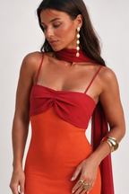 ANTHEA Maxi Dress - RED