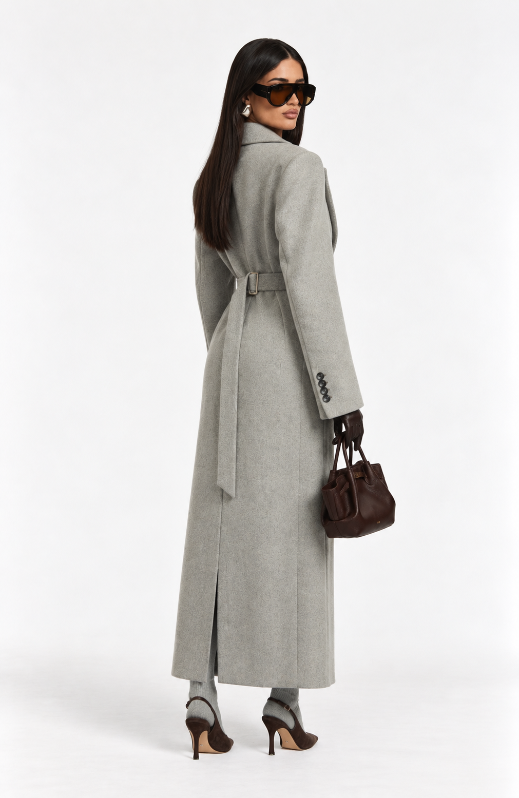 ARIADNE COAT - LIGHT GREY