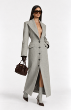 ARIADNE COAT - LIGHT GREY