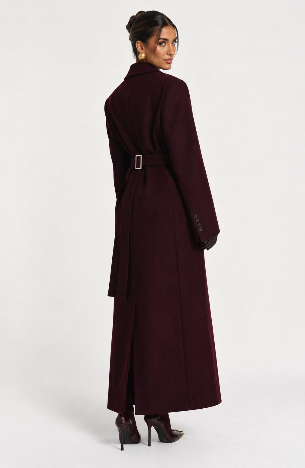 ARIADNE COAT - PLUM