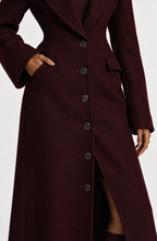 ARIADNE COAT - PLUM