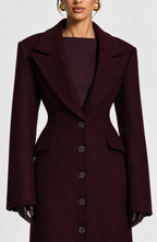 ARIADNE COAT - PLUM