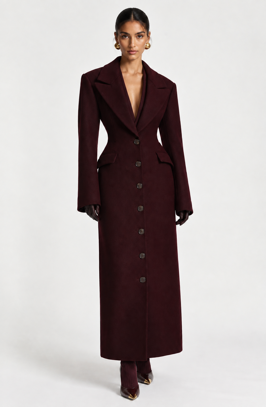 ARIADNE COAT - PLUM